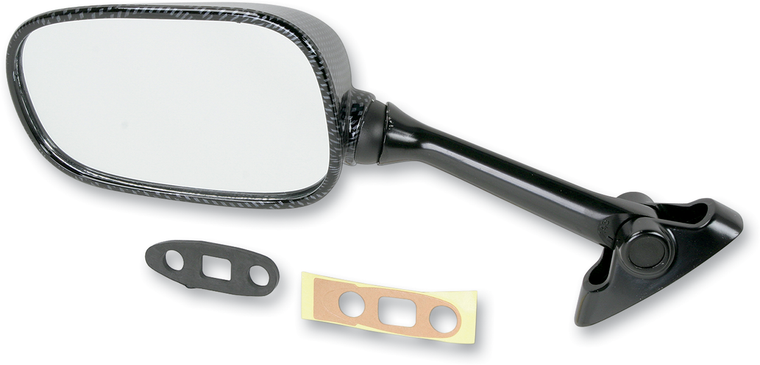 Emgo - Mirror - Left - Carbon Fiber - Carbon Fiber Mirror - 20-69774