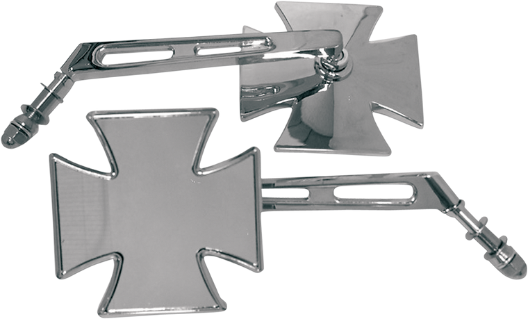 Emgo - Cross Mirror - Right - Die-Cast Custom Mirror - Split - 20-34861A