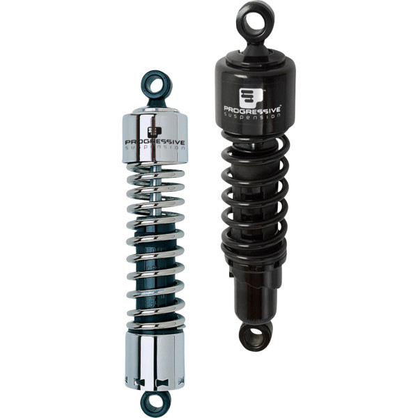 Progressive Suspension - Shocks Rear 412 Cruise Chrome 12.5" - 412CRZ-4065C