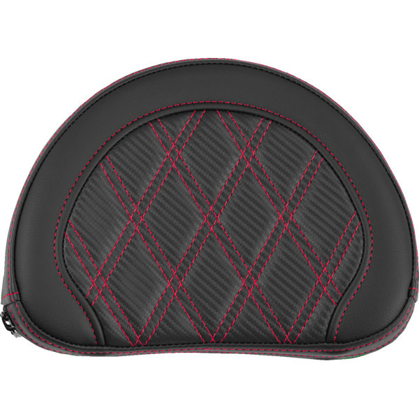 Saddlemen - Pad Br Contoured Cf Ls Red Stitch - 51320704