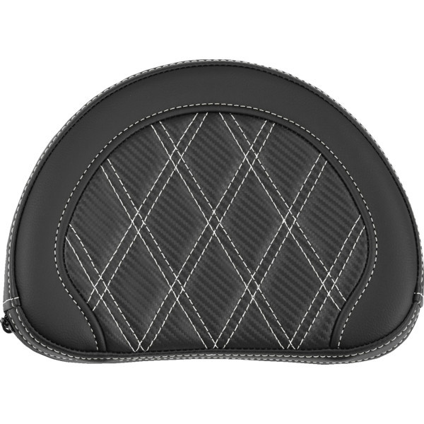 Saddlemen - Pad Br Contoured Cf Ls Wht Stitch - 51320706