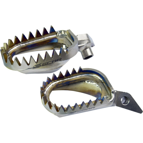 Scar Racing - Footpegs Mud Titanium Ducati Desmo 450 - S6516AM