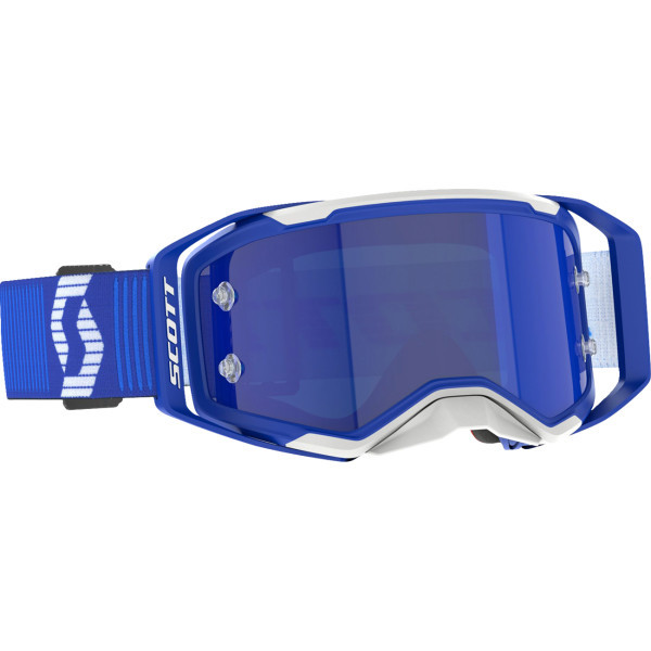 Scott - Goggle Prospect 2.0 Blue/white Blue Chrome Works + Clr Lens - 421471-1006349
