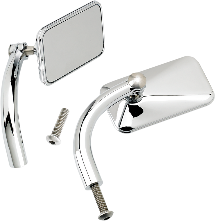 Biltwell - Rectangular Mirrors - Chrome - Utility Mirror - 6502-200-502