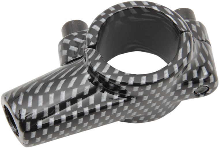 Emgo - Mirror Mount - 7/8 - Carbon - Handlebar Mirror Mount - 20-28122