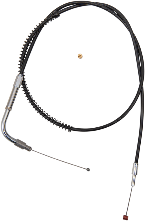 Barnett - Throttle Cable - +3" - Black - Black Vinyl Throttle/Idle Cable - 101-30-30025-03
