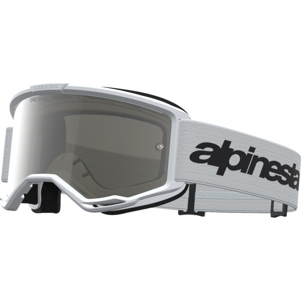 Alpinestars Goggles - Goggle Vision 3 Wordmark White/black Mirror-silver