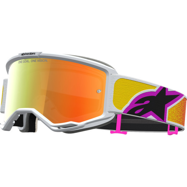 Alpinestars Goggles - Goggle Vision 5 Drag  Org Red Mirror-red