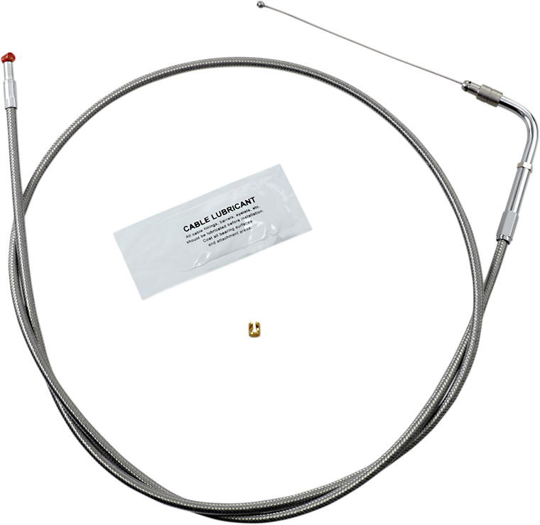 Barnett - Throttle Cable - +10" - Stainless Steel - Stainless Steel Throttle/Idle Cable - 102-30-30018-10