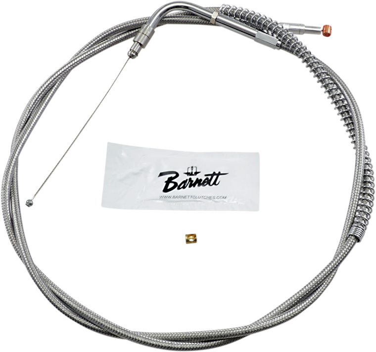 Barnett - Throttle Cable - +10" - Stainless Steel - Stainless Steel Throttle/Idle Cable - 102-30-30020-10