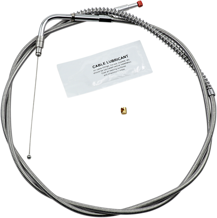 Barnett - Throttle Cable - +12" - Stainless Steel - Stainless Steel Throttle/Idle Cable - 102-30-30020-12