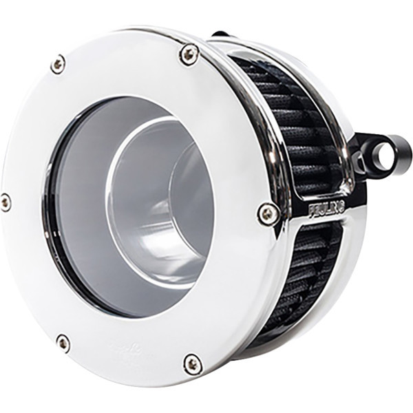 Feuling Parts - Air Cleaner Ba Clear Cover Chrome/black M8 Vvt