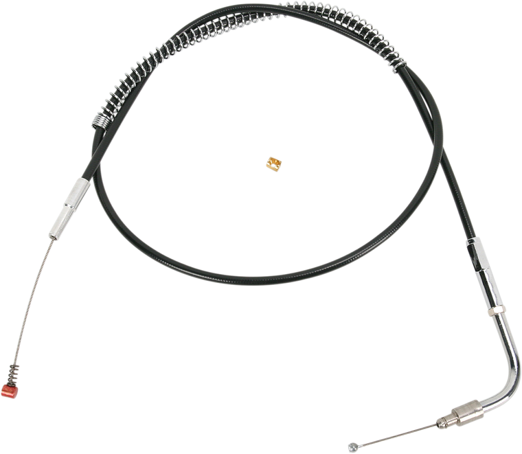Barnett - Idle Cable - +3" - Black - Black Vinyl Throttle/Idle Cable - 101-30-40025-03