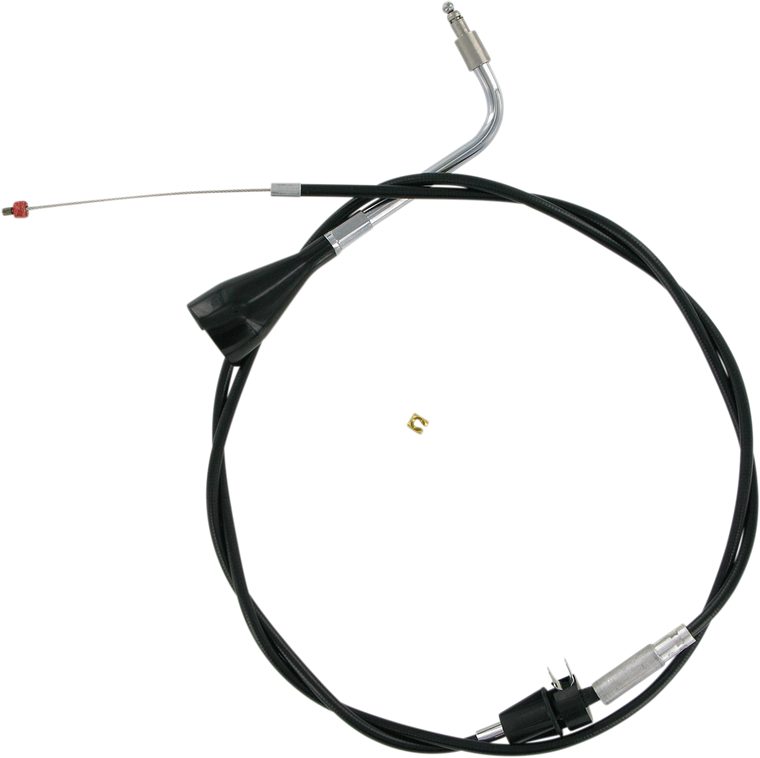 Barnett - Idle Cable - +6" - Black - Black Vinyl Throttle/Idle Cable - 101-30-41004-06