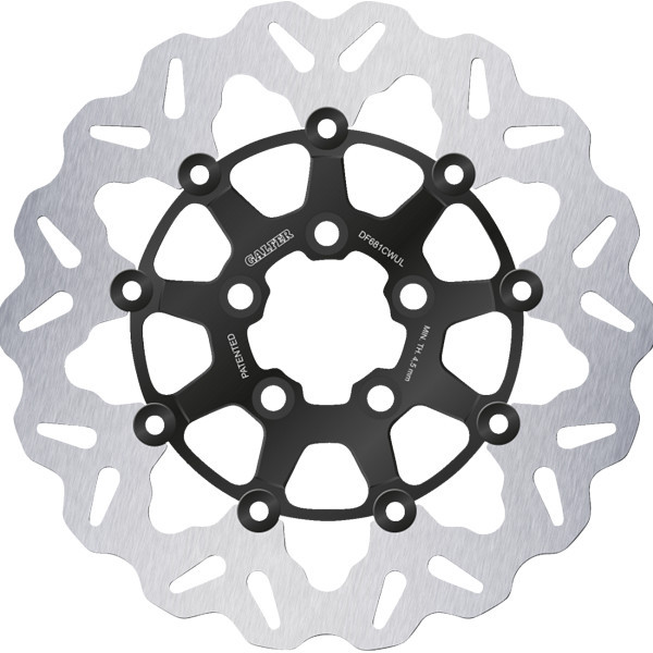 Galfer - Brake Rotor Galfer Floating Black Bright Df681cwul