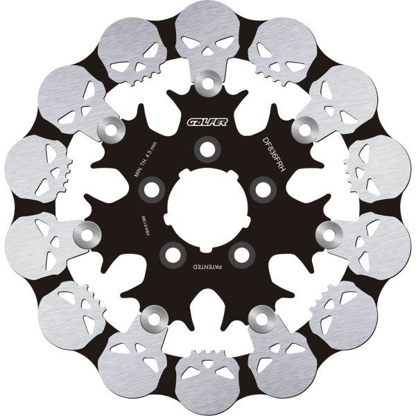 Galfer - Brake Rotor Galfer Floating Skull Design Df836frh