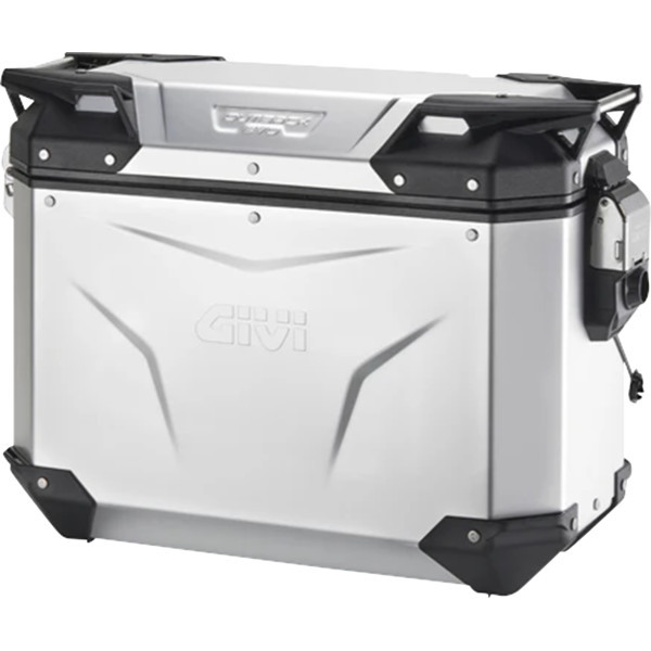 Givi - Case Outback Evo 37ltr Anodized Right Only Silver