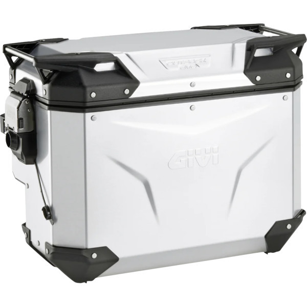 Givi - Case Outback Evo 40ltr Right Only Anodized Silver