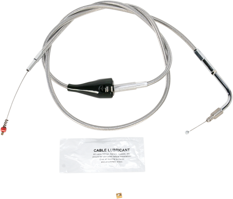 Barnett - Idle Cable - Cruise - +8" - Stainless Steel - Stainless Steel Throttle/Idle Cable - 102-30-41001-8