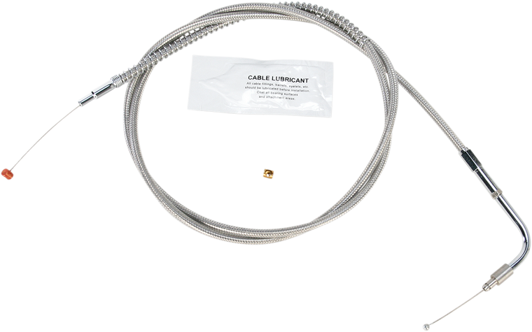 Barnett - Idle Cable - +12" - Stainless Steel - Stainless Steel Throttle/Idle Cable - 102-30-40017-12