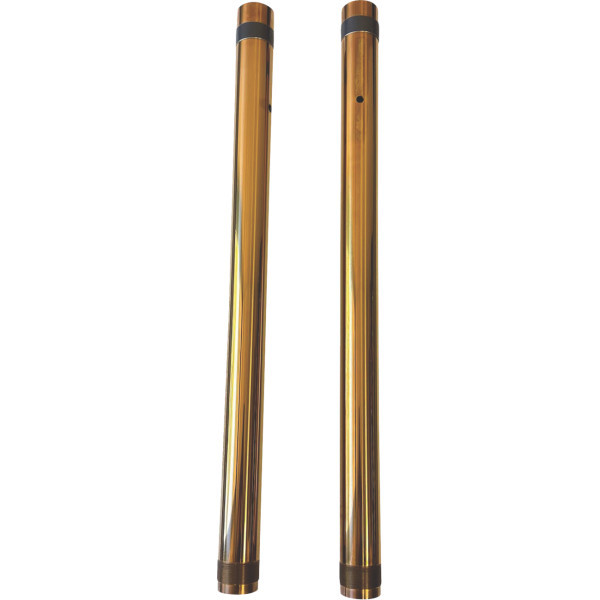 Pro-one Perf.mfg. - Fork Tubes - 43mm - Stock Length - Gold Tin - Inverted