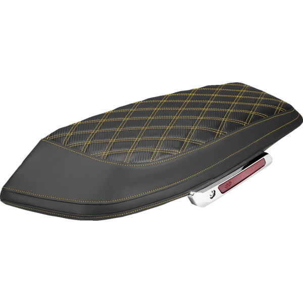 Saddlemen - Cover Saddlebag Cf Ls Gld Stitch