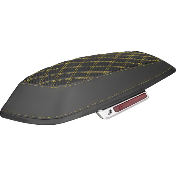Saddlemen - Cover Saddlebag Cf Ls Gld Stitch