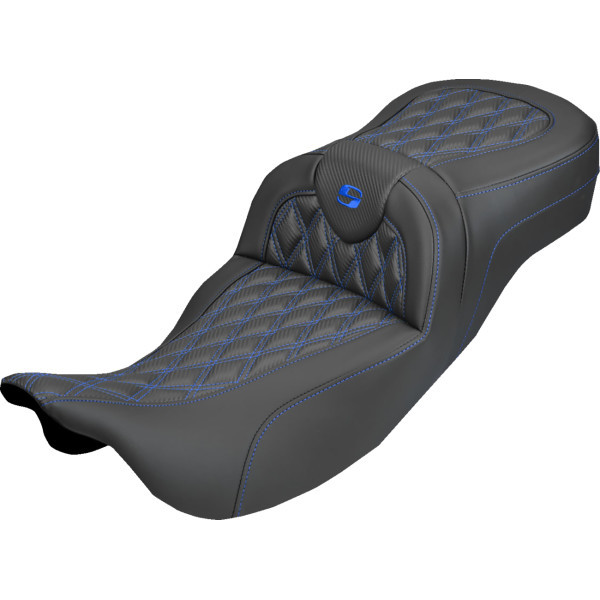 Saddlemen - Seat Roadsofa Cf Ls Er Blu Stitch