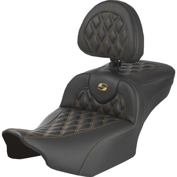 Saddlemen - Seat Roadsofa Cf Ls Er Db Gld Stitch