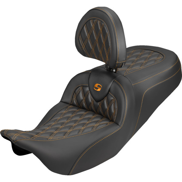 Saddlemen - Seat Roadsofa Cf Ls Sr Db Org Stitch