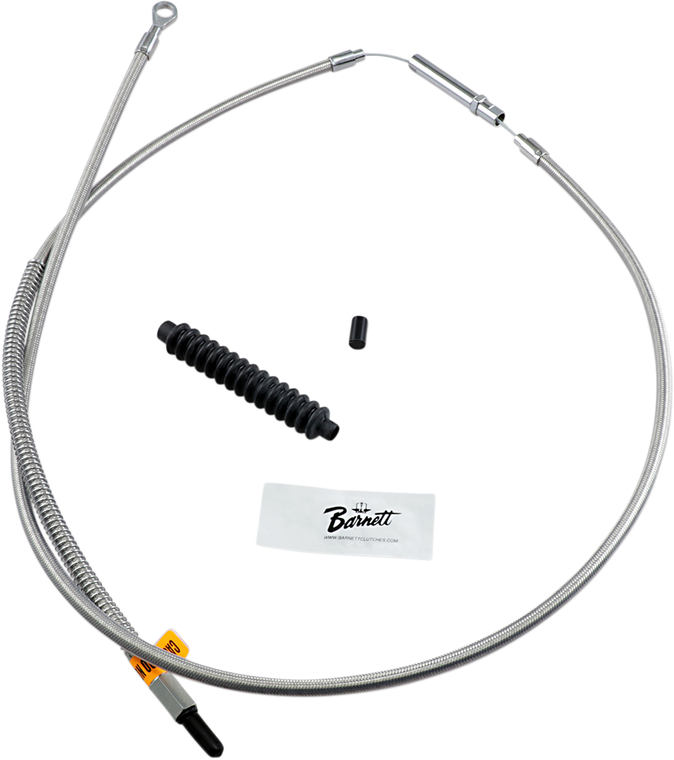 Barnett - Clutch Cable - +10" - High-Efficiency Stainless Steel Clutch Cable for Harley-Davidson - 102-30-10005-10