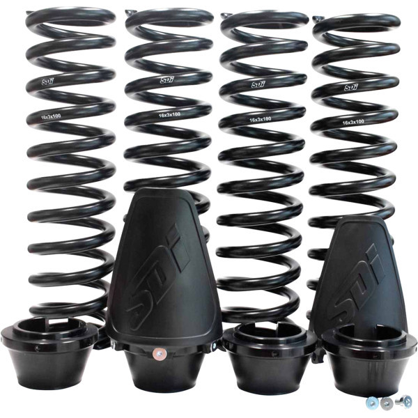 Sdi - Spring Kit Heavy Duty Black Powdercoat Polaris Xpedition