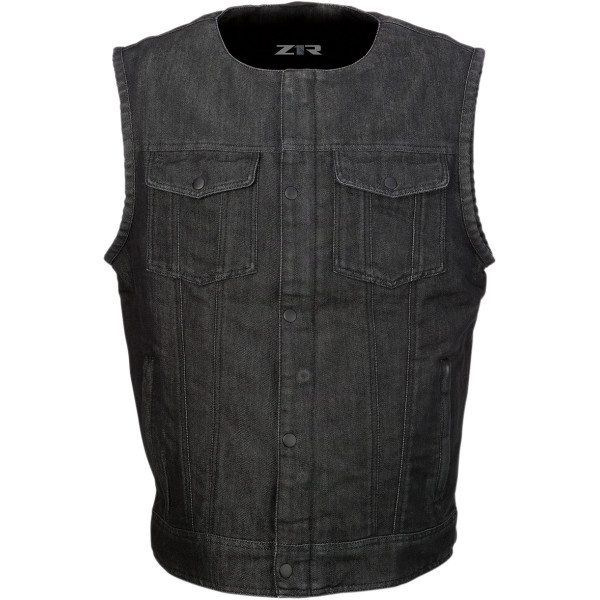Z1r - Vest Ganja Denim Blk Sm