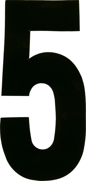 Dirt Digits - #5 4" White Extreme Digits 3/pk