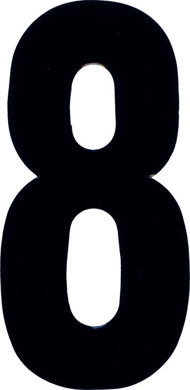 Dirt Digits - #8 4" Black Extreme Digits 3/pk