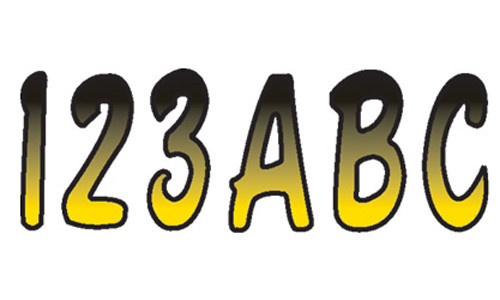 Hardline - Series 200 Registration Kit (yellow/black)