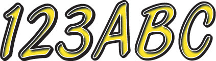 Hardline - Series 400 Registration Kit (yellow/black)