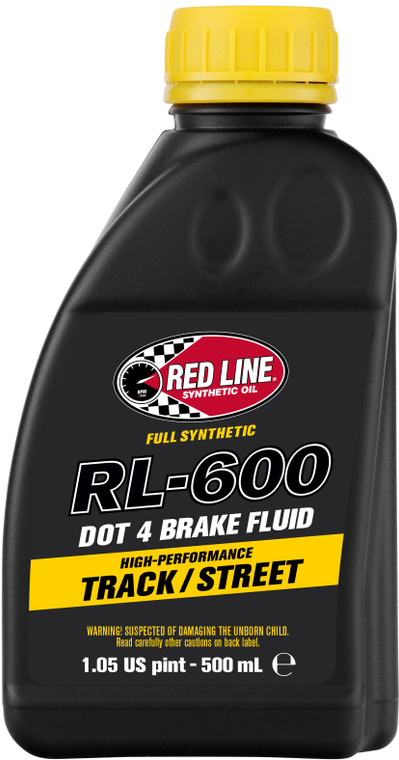 Red Line - Rl-600 Dot 4 Syn  Brake Fluid 500ml 6/case