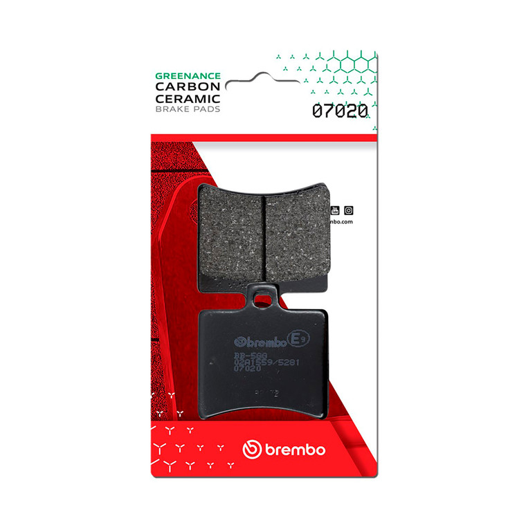 Brembo - Prime Cc Brake Pads Carbon Ceramic