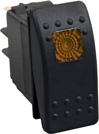Open Trail - Lighted Rocker Switch Amber