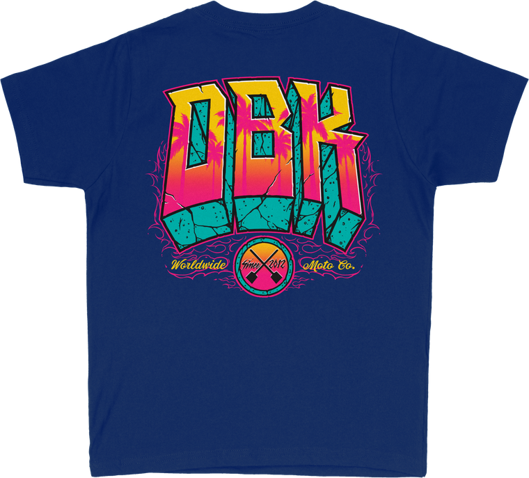 Dbk - Block X Block Youth Tee Royal Yl