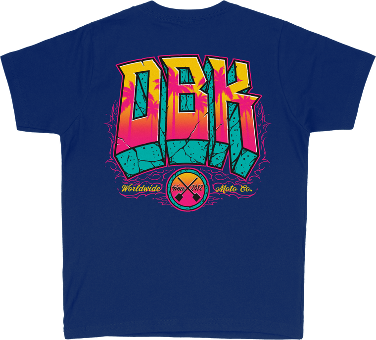 Dbk - Block X Block Youth Tee Royal Yx