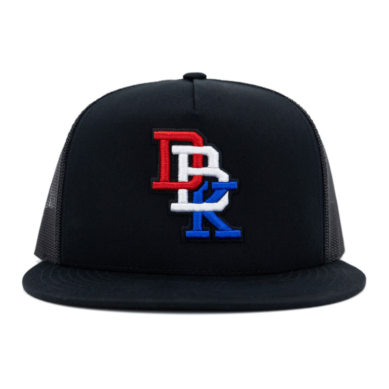 Dbk - Dropout Usa 2fifty Black Trucker Hat