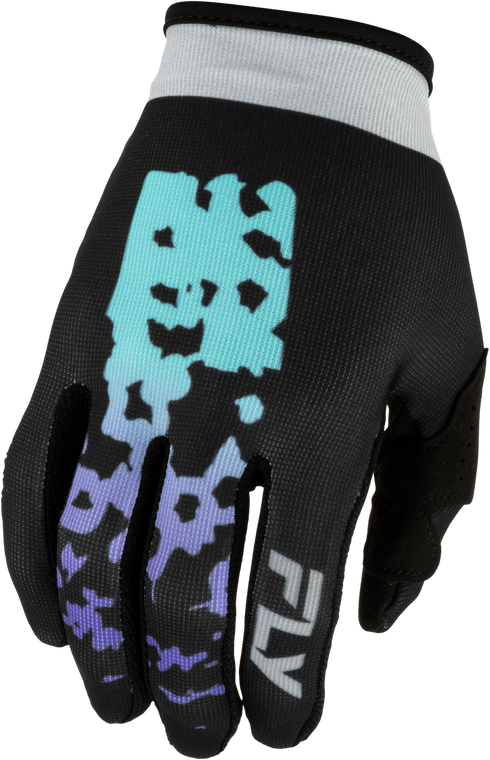 Fly Racing - Youth Lite Flake Gloves Black/grey/multi Yl