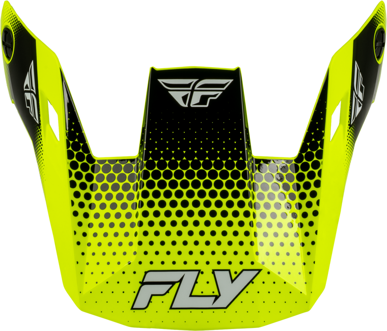 Fly Racing - Rayce Sonar Helmet Visor Hi-vis/black/white Ys-yl