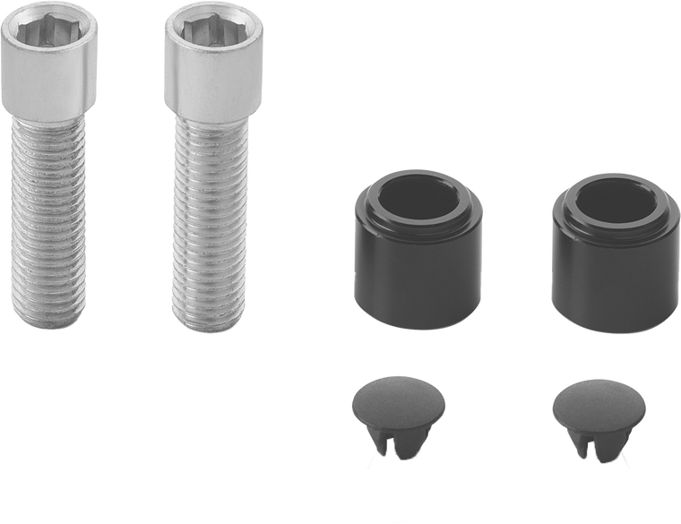 Rizoma - Stealth Naked Mounting Kit Mirror Black