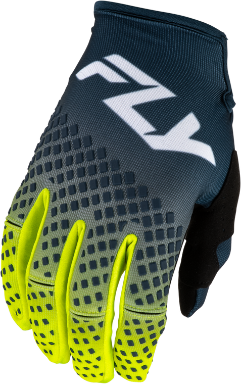 Fly Racing - Youth Kinetic Fade Gloves Navy/hi-vis/white Ym