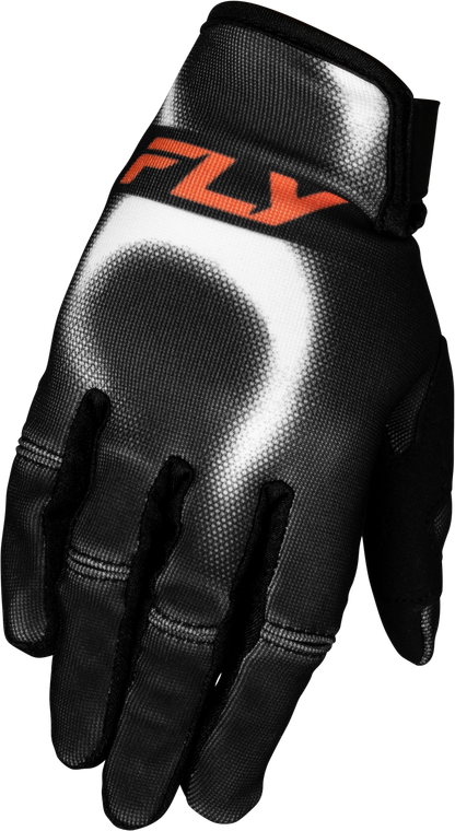 Fly Racing - Youth Kinetic Torch Gloves Black/white/orange Yl