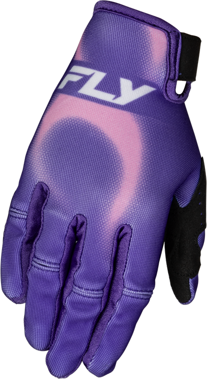 Fly Racing - Youth Kinetic Torch Gloves Purple/pink Ys