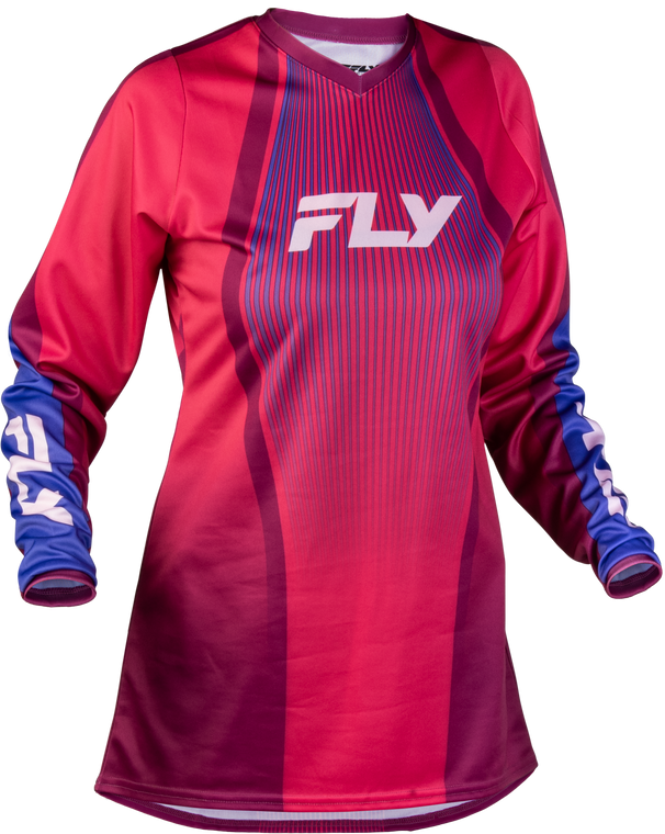 Fly Racing - Women's F-16 Lift Jersey Pink/purple/white Sm